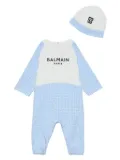 Balmain Kids PB Monogram pyjama set - White