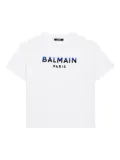 Balmain Kids logo-print T-shirt - White