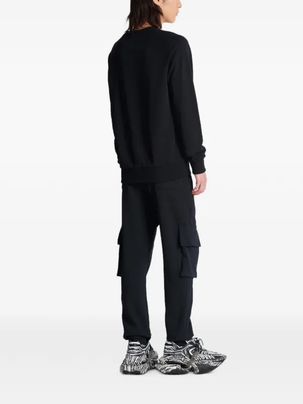 Balmain ロゴ スウェットシャツ | ブラック | FARFETCH JP