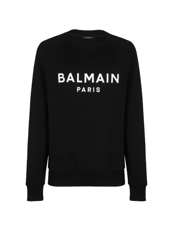 Balmain ロゴ スウェットシャツ | ブラック | FARFETCH JP
