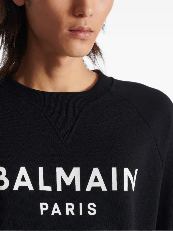 Balmain ロゴ スウェットシャツ | ブラック | FARFETCH JP