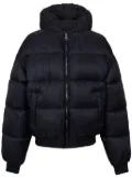 Balmain PB-monogram pattern puffer jacket - Black