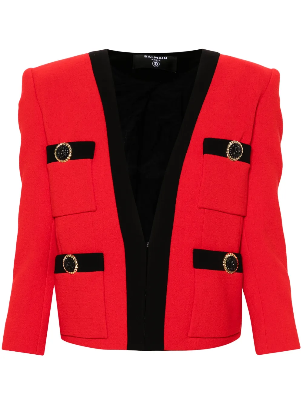 Balmain Jackets In Red
