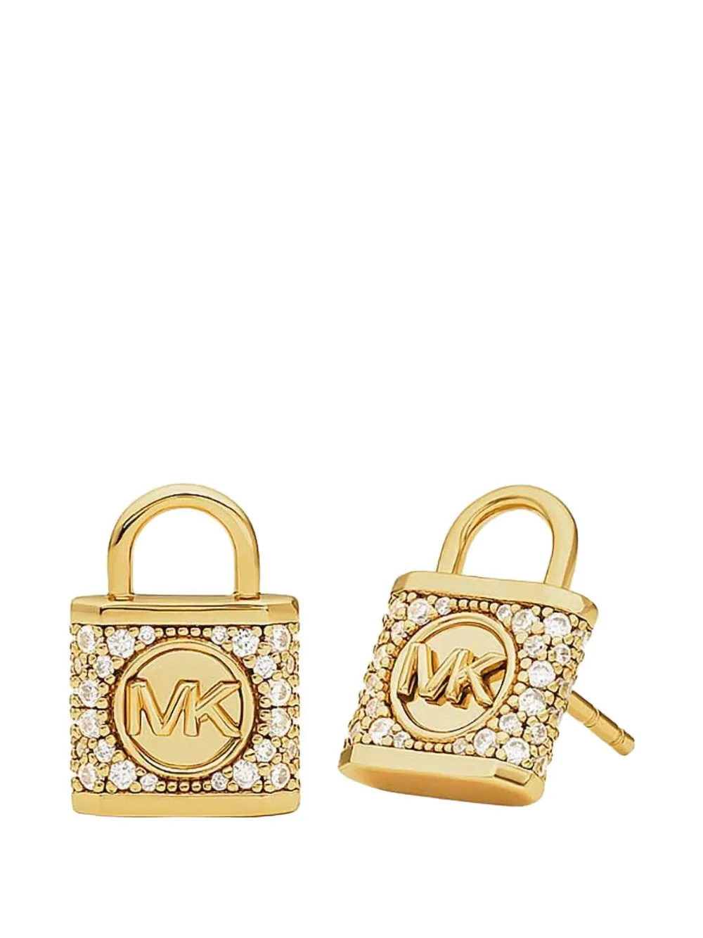 Michael Kors lock-stud earrings - Oro