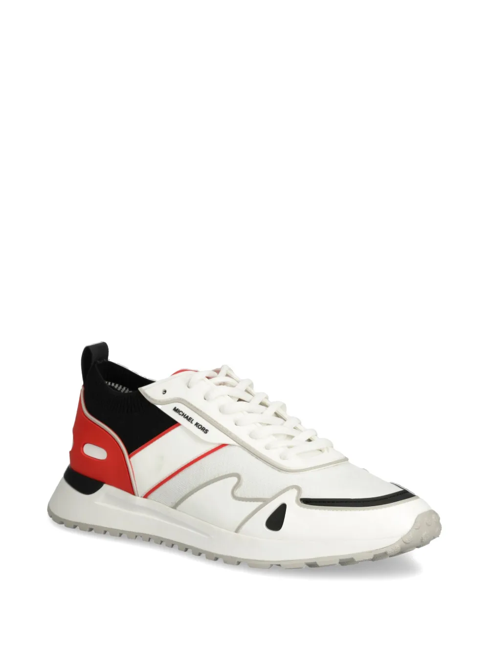 Michael Kors Athletic sneakers met textuur - Wit