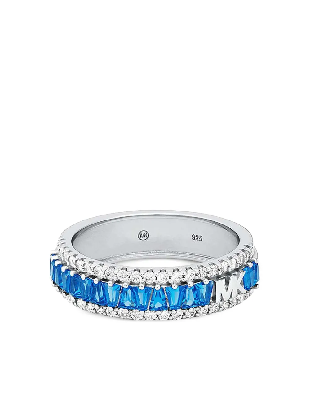 Michael Kors Ring met logoplakkaat - Zilver