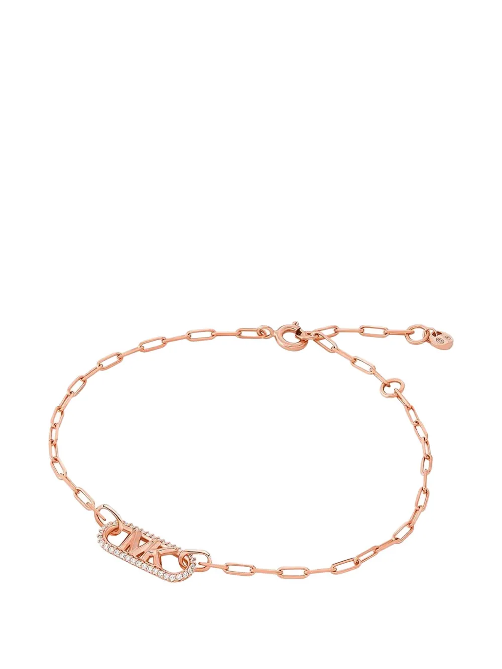 Michael Kors logo-charm bracelet - Rosa