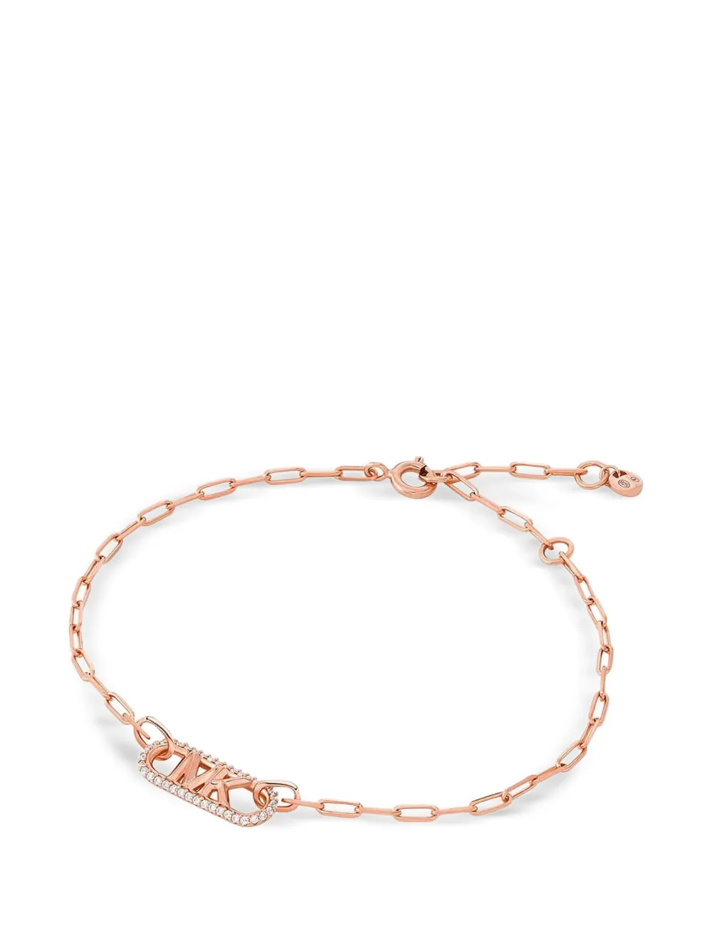 Michael Kors logo-charm bracelet - Rosa