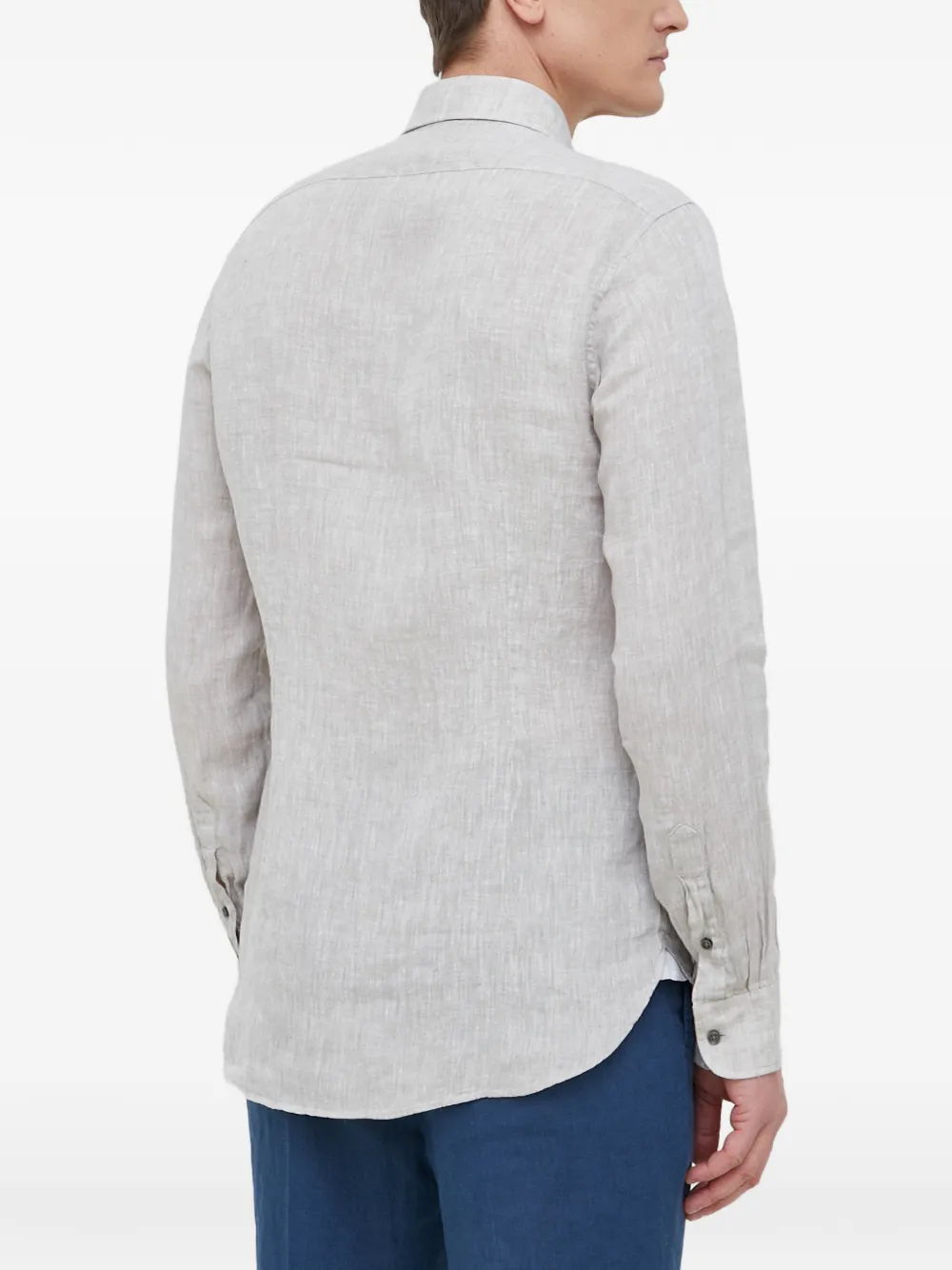  Michael Kors Linen Shirt - Neutrals 