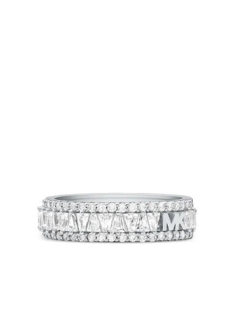 Michael Kors anillo con placa del logo