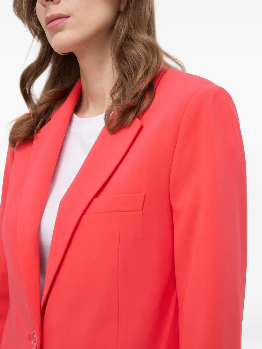 Michael Kors notched-lapel single-breasted blazer Roze