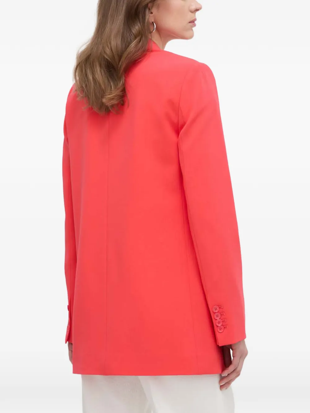 Michael Kors notched-lapel single-breasted blazer Roze