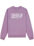Sporty & Rich USA Wellness Club crew-neck sweatshirt - Purple
