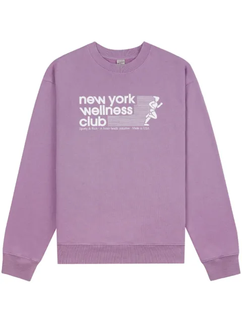 Sporty & Rich USA Wellness Club crew-neck sweatshirt 