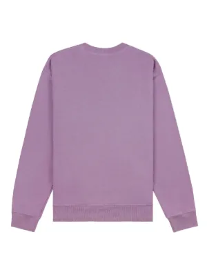 ★Sporty & Rich★ Wellness Logo Print Sweatshirt Purple CR83 Sporty & Rich USA Wellness Club crew-neck Sweatshirt