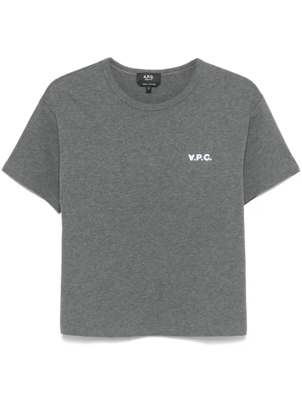 A.P.C. Boxy Petit VPC T-shirt | Grey | FARFETCH