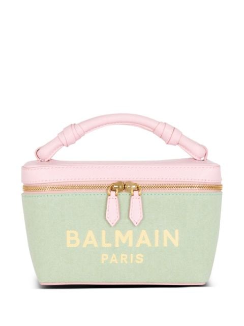 Balmain B-Army canvas tote bag