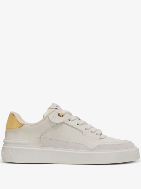 Balmain Tênis B-Court Flip de couro