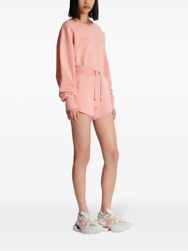 【関税込み】Balmain ピンク フリンジ ショートパンツ Balmain ショートパンツ | ピンク | FARFETCH JP