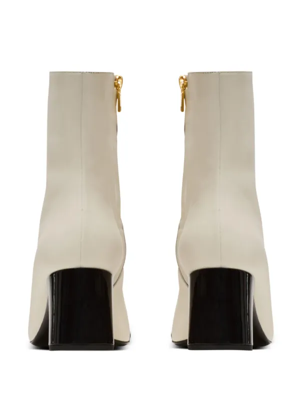 Balmain white boots on sale