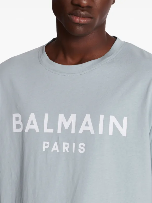 Balmain ロゴ Tシャツ | グレー | FARFETCH JP