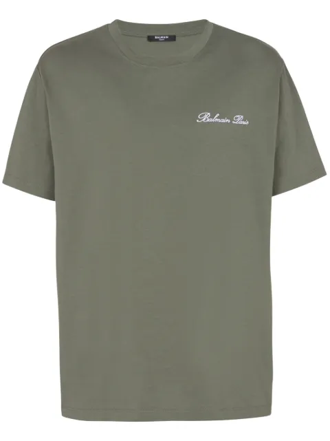 Balmain Balmain Signature cotton T-shirt