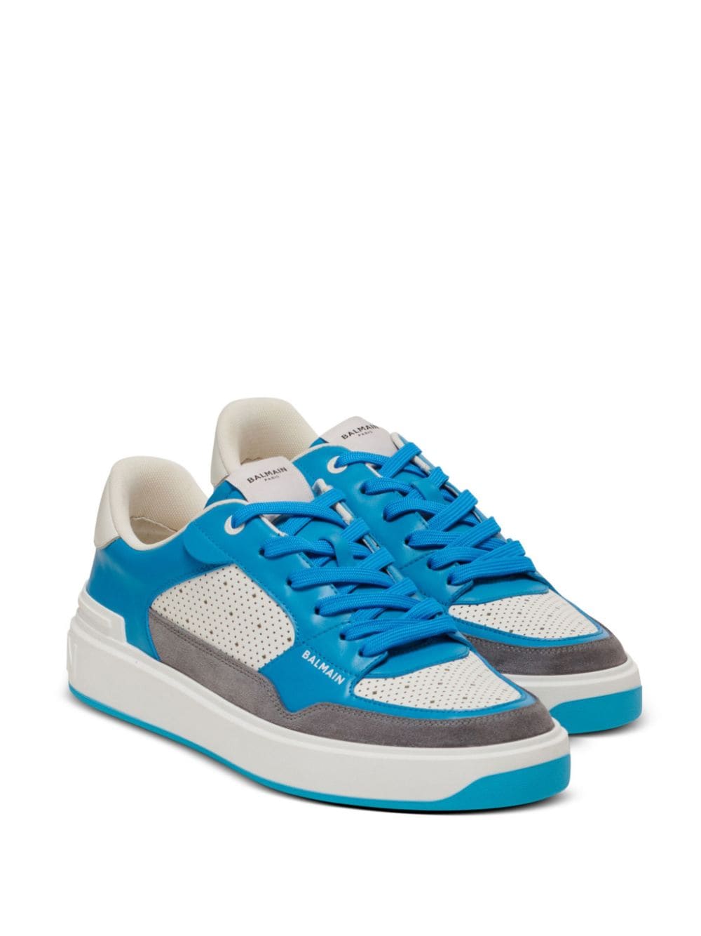 Balmain B-Court Flip leren sneakers - Wit