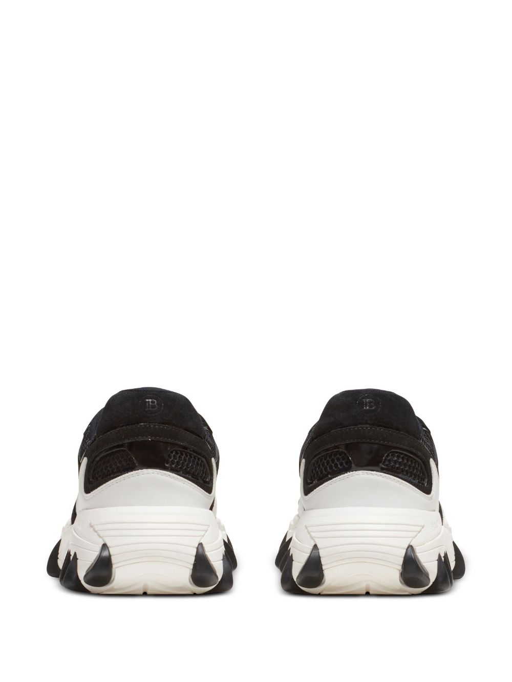 Balmain B-East sneakers met chunky zool Zwart