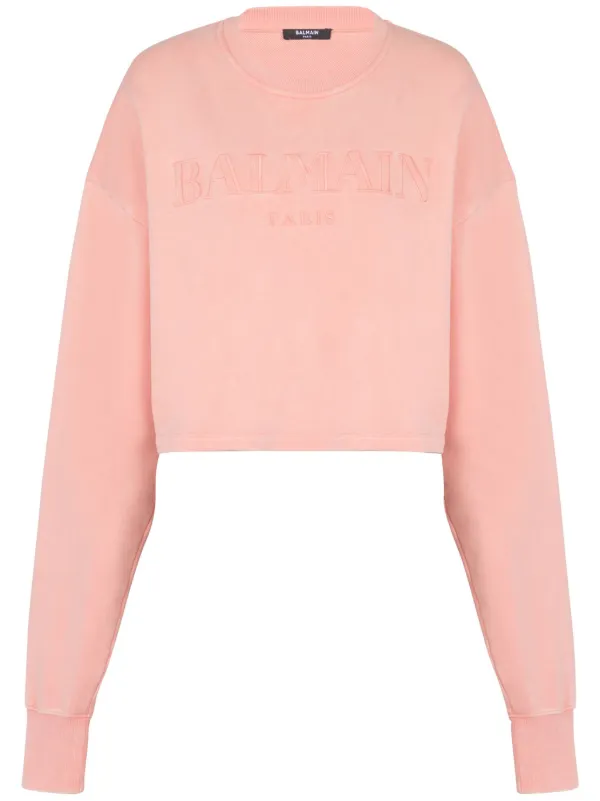 Balmain ロゴ スウェットシャツ | ピンク | FARFETCH JP