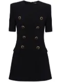 Balmain tailored textured minidress - Black