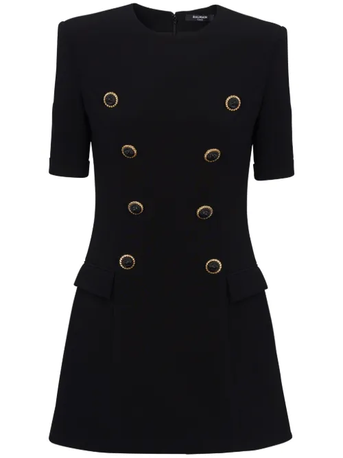 Balmain robe à coupe courte - Noir - Balmain - Modalova