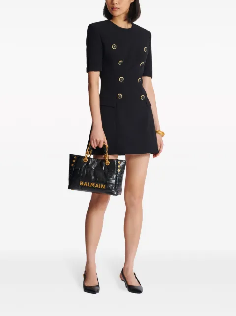 Balmain tailored textured minidress DF1R7330VB00 - 1