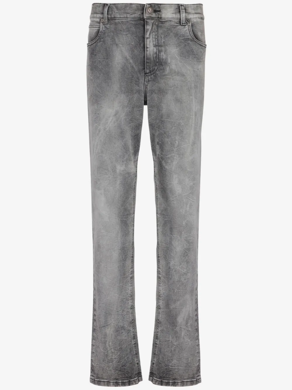 Balmain mid-rise straight-leg jeans | Grey | Image 1