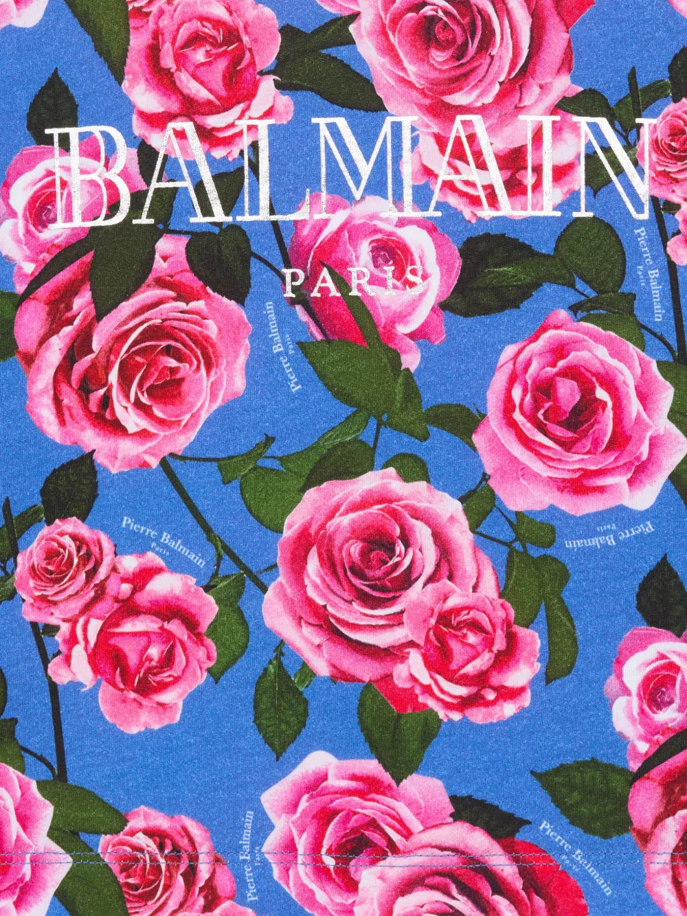 Balmain Kids Vintage Balmain katoenen T-shirt Blauw