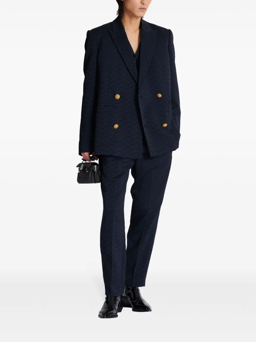 Balmain PBモノグラム サテンジャケット | ブレザー | Image 2