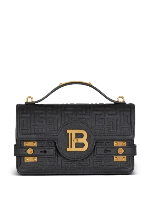 Balmain B-Buzz 24 leather tote bag DN4DA829LPSE - 0