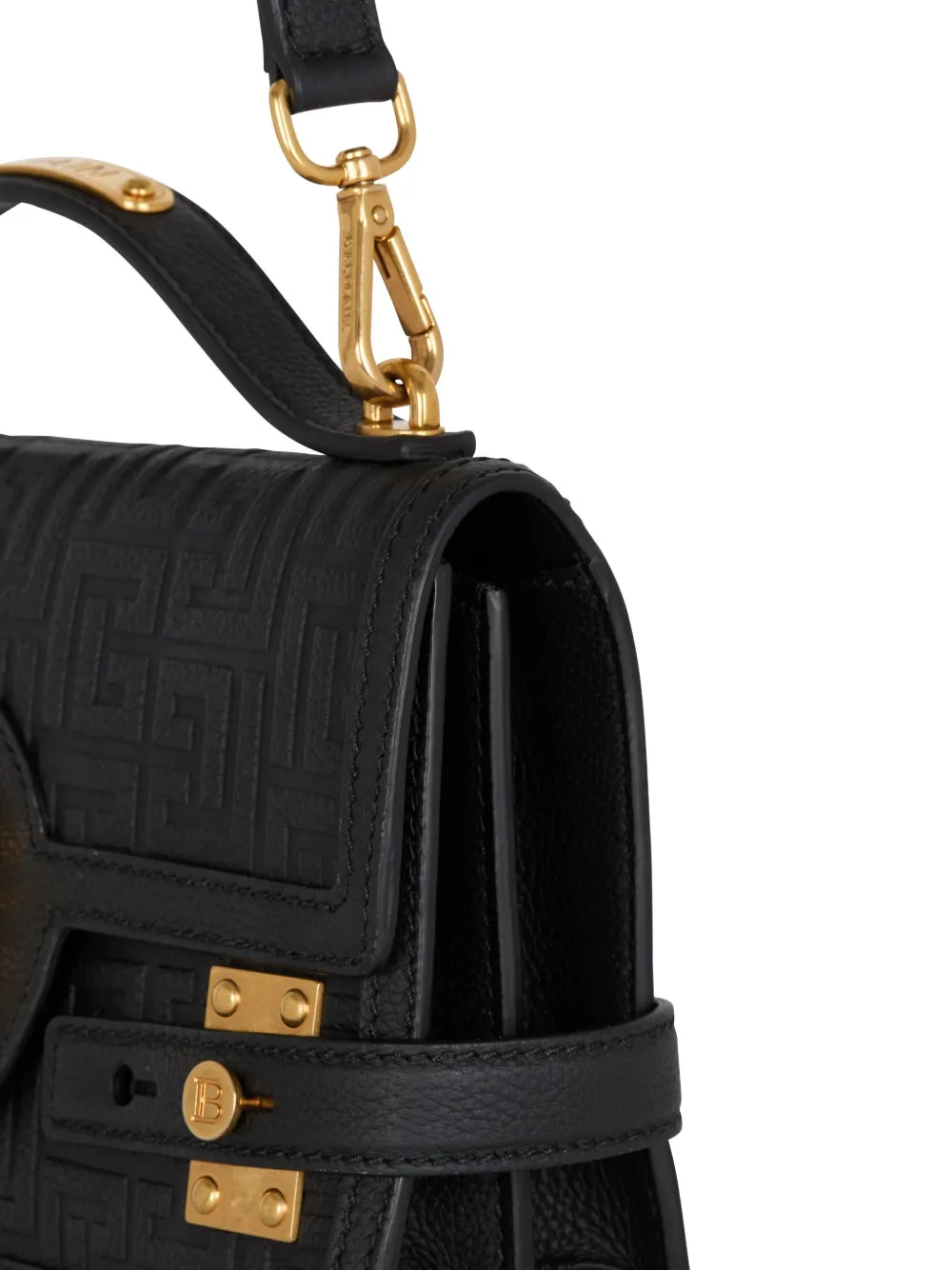 Balmain B-Buzz 24 leren shopper Zwart