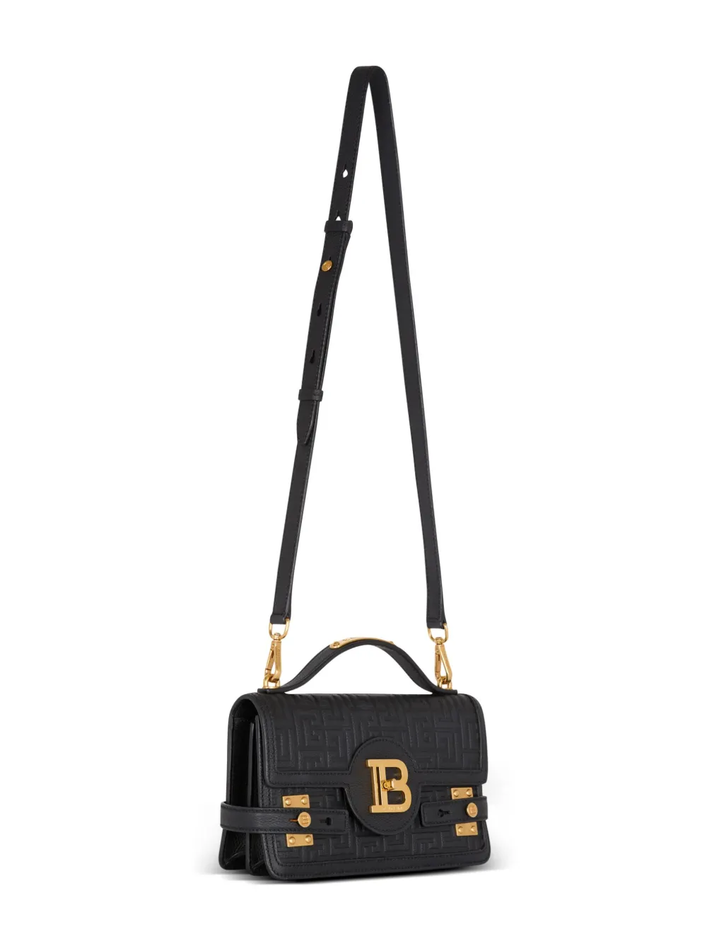 Balmain B-Buzz 24 leren shopper Zwart