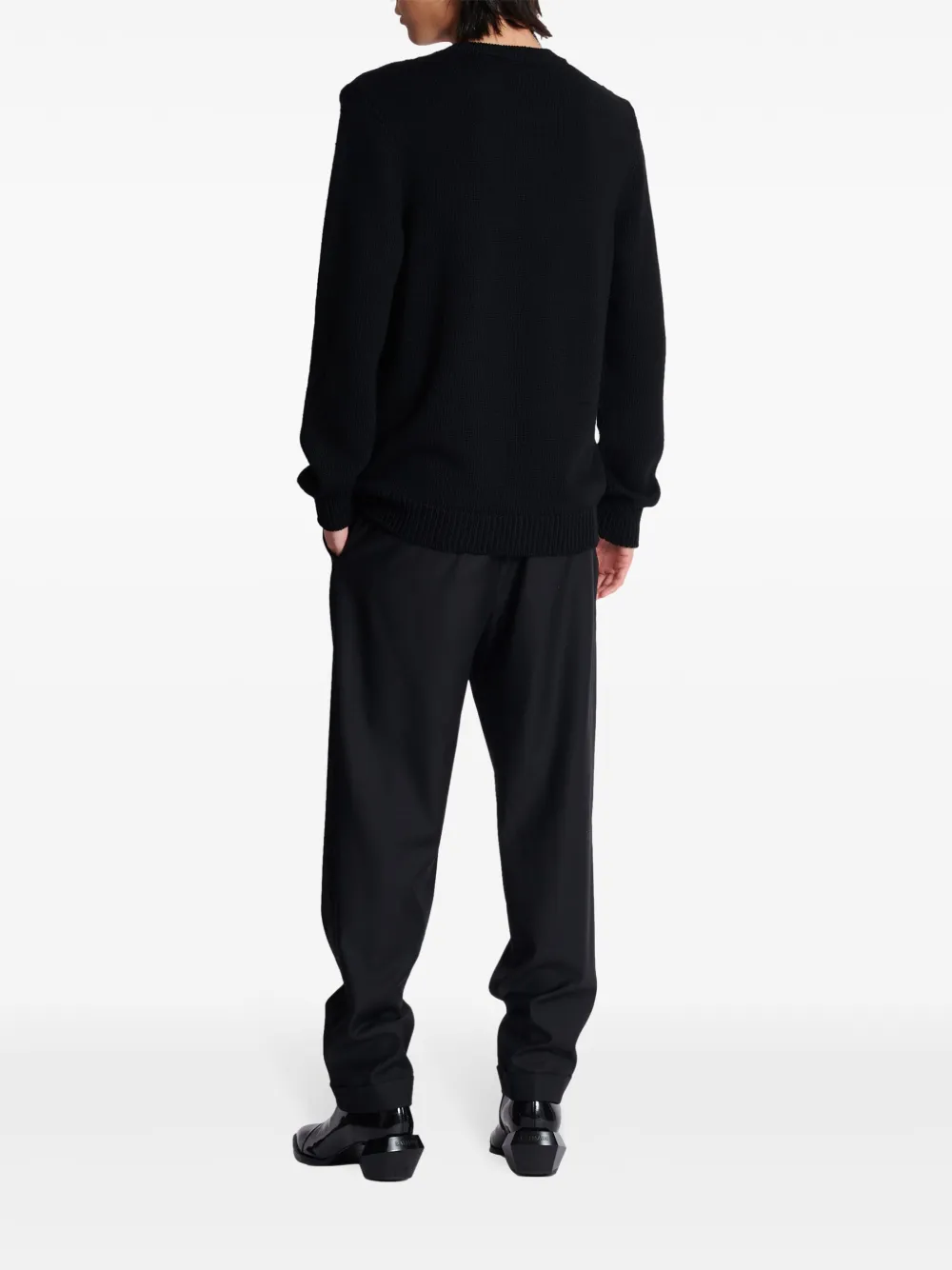 Cheap Balmain Balmain Paris intarsia-knit jumper Men