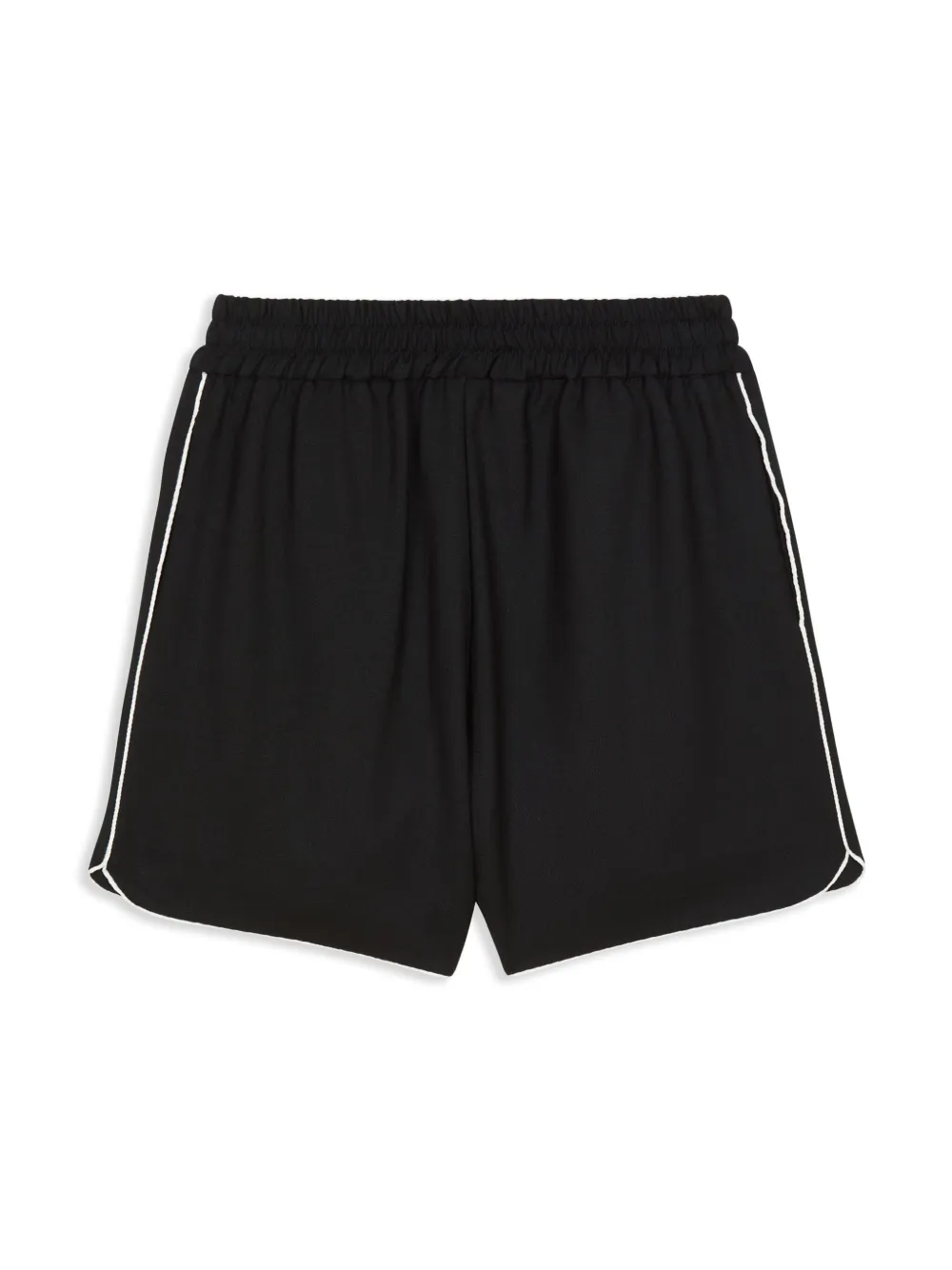 balmainkids Balmain Kids Shorts met logoprint - Zwart