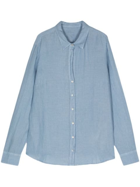 120% Lino long-sleeve linen shirt