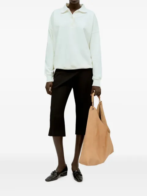 The Row flared crop trousers