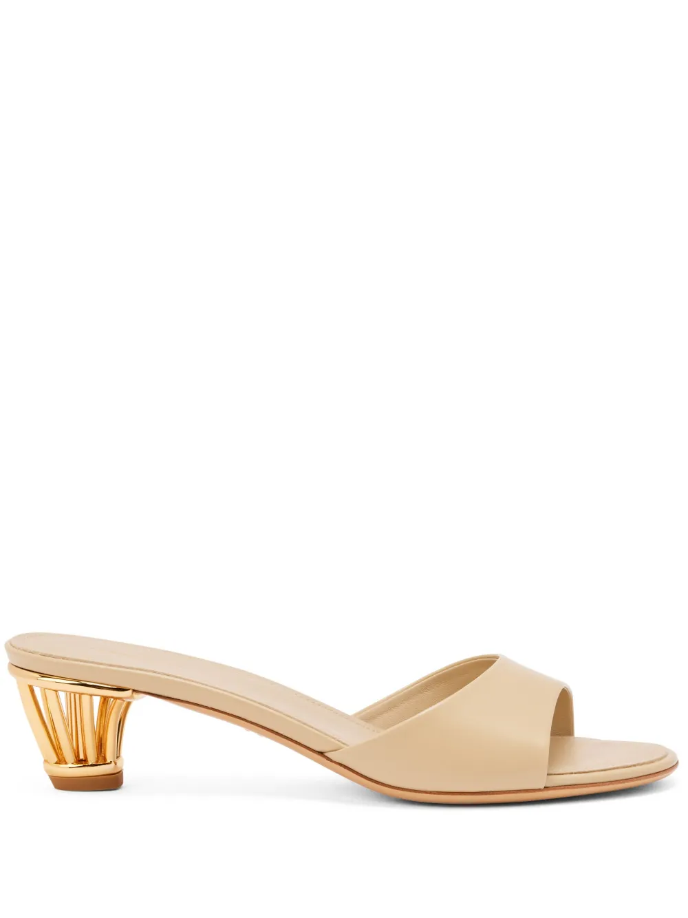 Ferragamo 40mm Cage heel sandals Neutrals