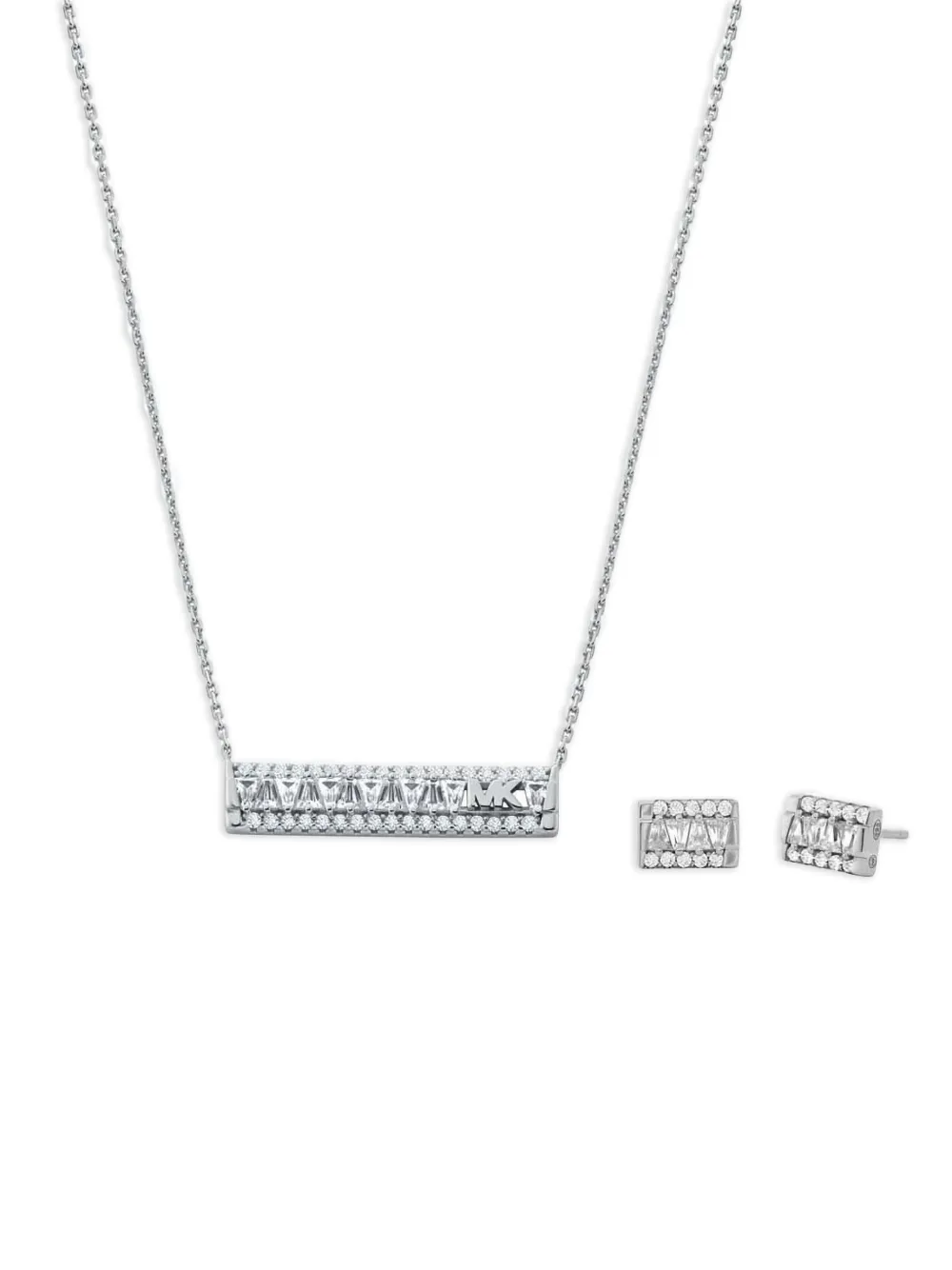 Michael Kors rectangular jewellery set - Argento