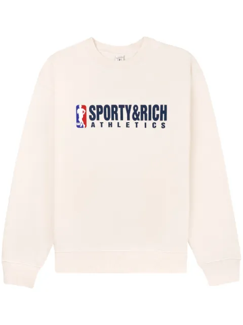 Sporty & Rich Team crew-neck cotton sweatshirt 