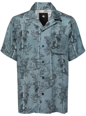 OFF-WHITE オフホワイト 24SS Bandana Bowling Shirt バンダナ 