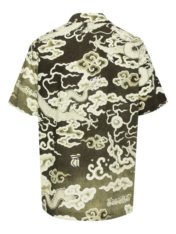 Maharishi Cloud Dragon Shirt | Green | FARFETCH