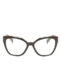 Prada Eyewear cat-eye glasses - Brown