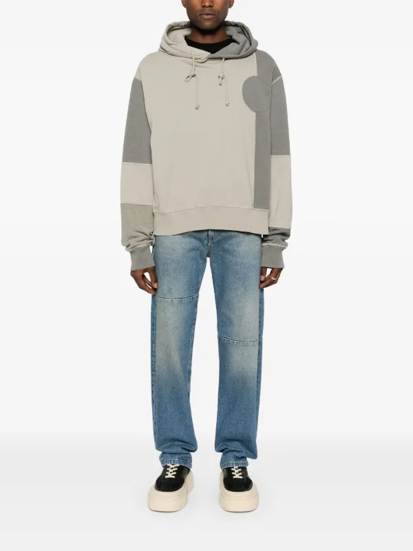 25SS MM6◆ロゴパッチ ストレートレッグジーンズ MM6 Maison Margiela ロゴパッチ ジーンズ | ブルー | FARFETCH JP