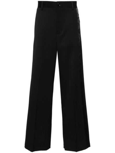 MM6 Maison Margiela single stitch-logo trousers